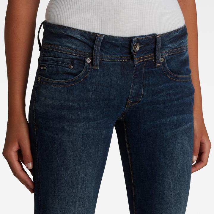 Actual product image G-Star Midge Saddle Mid Straight Jeans Neutro dk aged (W28/L30)