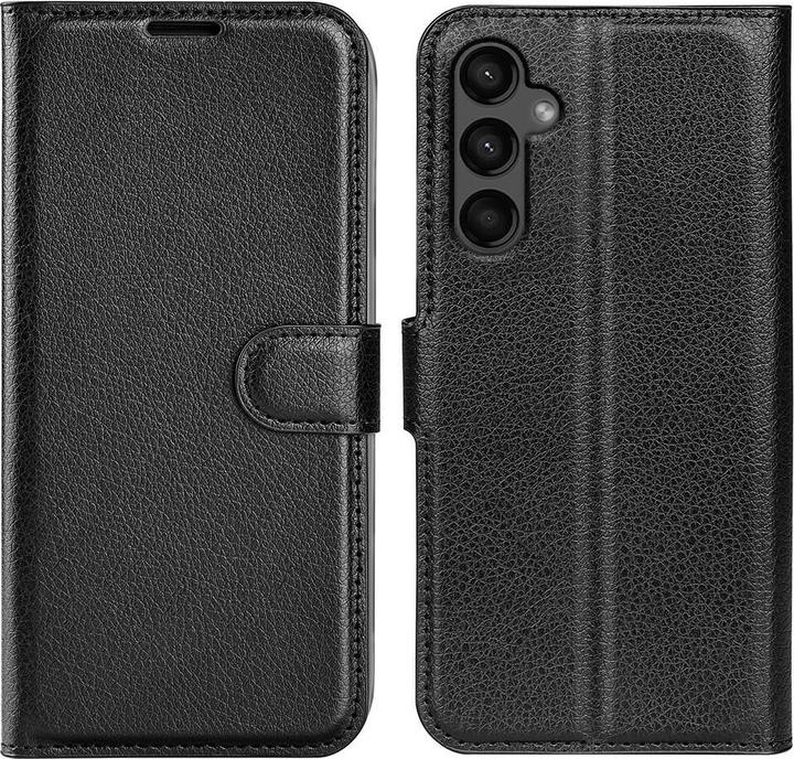 Cover-Discount Galaxy A15 - Leder Etui Hülle schwarz (Samsung Galaxy A15)