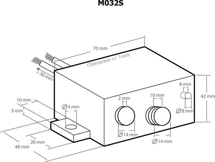 Actual product image Kemo Mono amplifier sal 12 W Plug & Play