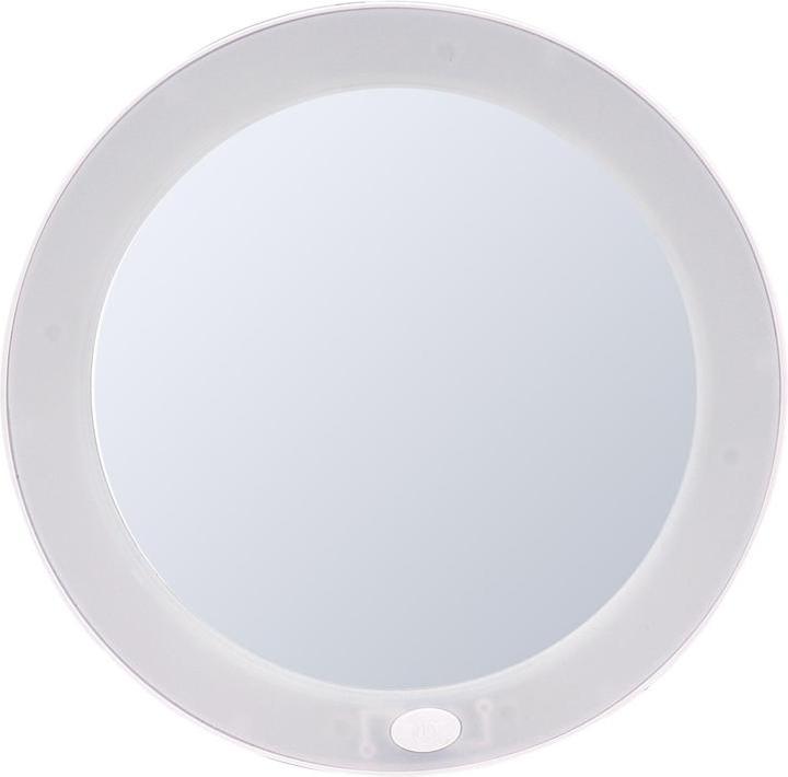 Ridder Make-Up Mirror Mulan S Wht W/Suction LED