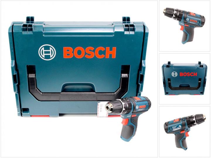 Image du produit Bosch Professional Bosch GSB 10,8-2-LI Perceuse visseuse à percussion sans fil, solo + L-Boxx - sans batterie, sans cha (Fonctionnement sur batterie)