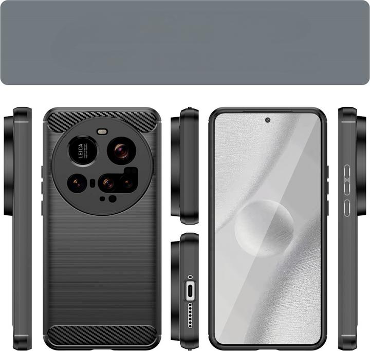 Immagine prodotto Cover-Discount Xiaomi 15 Ultra - Metall Carbon Look Hülle (Xiaomi 15 Ultra)