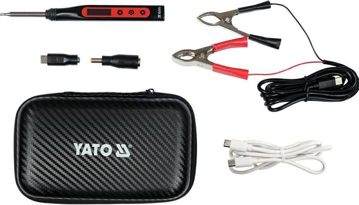 Actual product image Yato Przenośna Lutownica Cyfrowa T12 65w