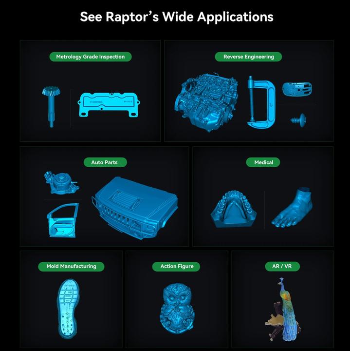 Actual product image Creality CR-Scan Raptor