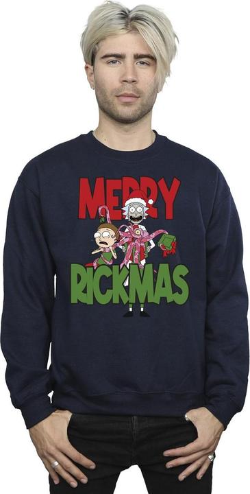 Actual product image Rick And Morty Mens Merry Rickmas Sweatshirt (XL)