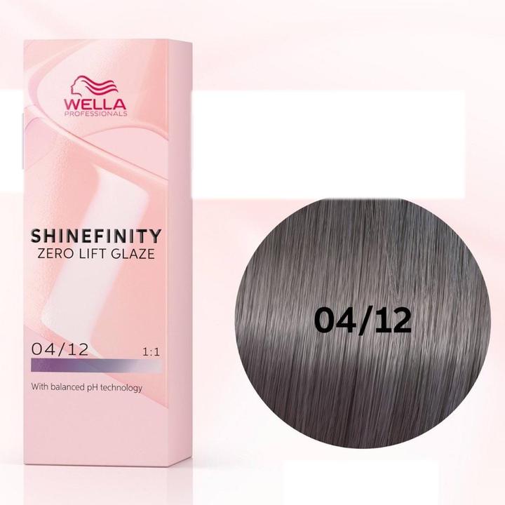 Actual product image Wella Shinefinity Zero Lift Glaze 60ml (04, 12 Mat)