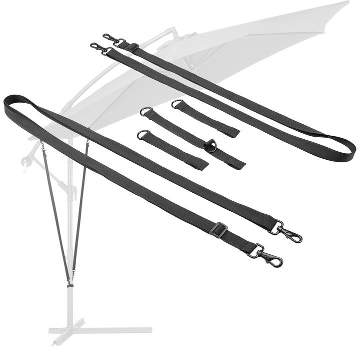Kingsleeve Sangles de protection contre le vent pour parasol (0.03 m)
