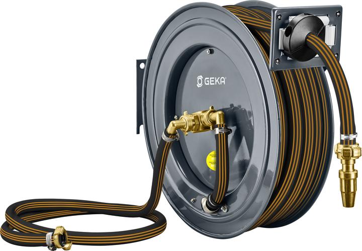 Geka Plus automatischer Schlauchaufroller mit Schlauch (15 m)