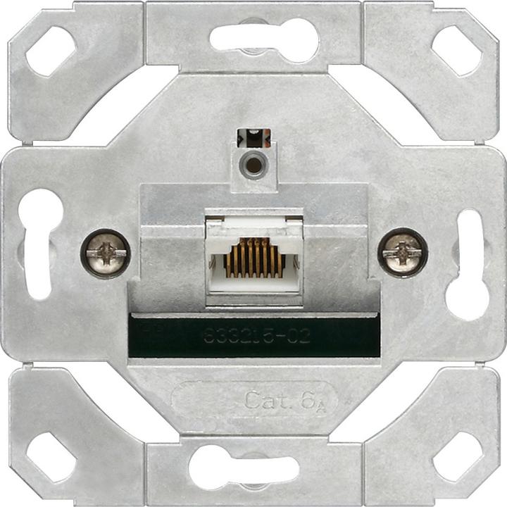 Actual product image Gira Network socket 6A 1-gang with LSA-plus connection technology