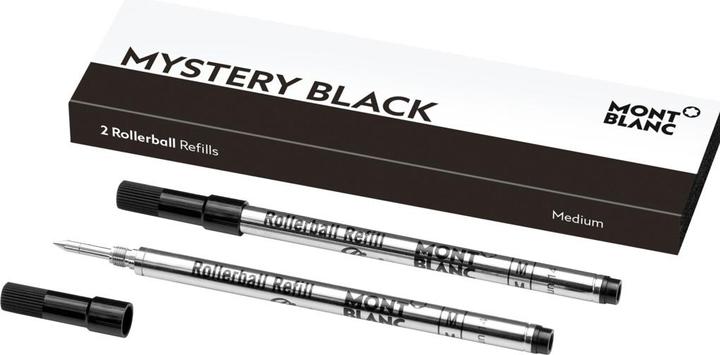 Montblanc Cartouches à rouleaux (Mine de gel, Noir)