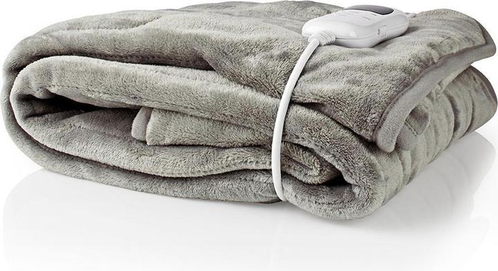 Actual product image Nedis Electric Duvet Cover 1 person 180 x 130 cm 9 heat settings washable overheatun (180 x 130 cm)