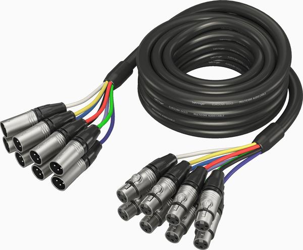 Actual product image Behringer GMX-500 cable 8 x XLR F - 8 x XLR M 5m (5 m, Multicore)