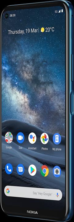Produktbild Nokia 8.3 (128 GB, Polar Night, 6.81", Hybrid Dual SIM, 64 Mpx, 5G)