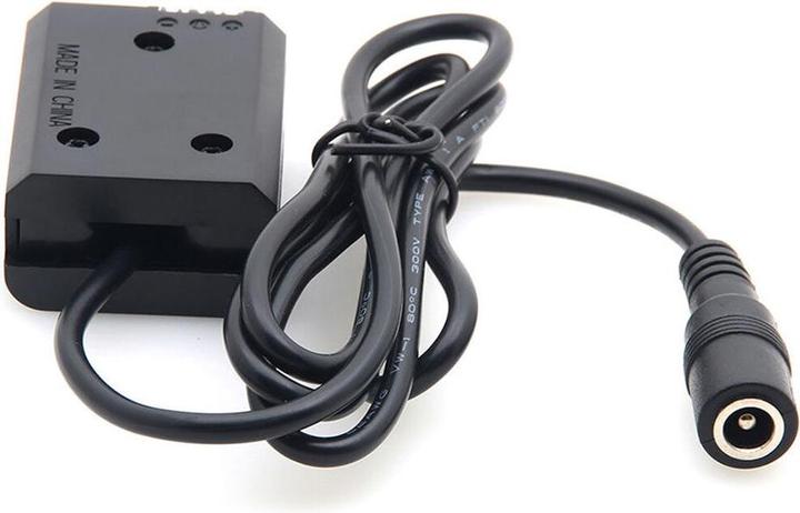 Actual product image Caruba Sony NP FW50 full decoding dummy battery (straight cable) (Camera battery)