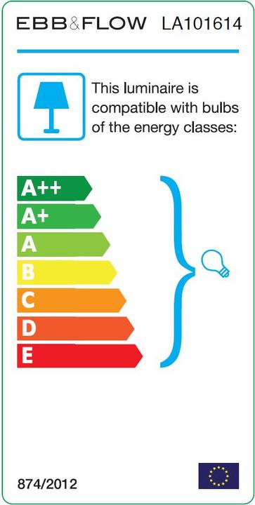 Energie-Label Ebb&Flow Rowan (E27)