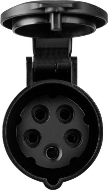 Actual product image GreenCell Adapter from red 16A 400V CEE coupling 5-pole socket to blue 16A 230V CEE 3P (Type 2, 3.70 kW, 16 A, 0.50 m)