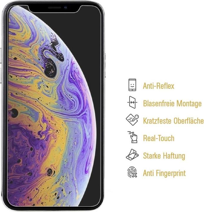 Produktbild Protectorking 3x Panzerfolie Anti-Shock matt entspiegelt (1 Stück, Apple iPhone X)