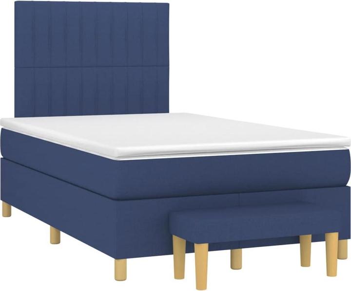 Produktbild VidaXL Bo x springbett mit Matratze 120 x 190 cm Stoff (120 x 190 cm)
