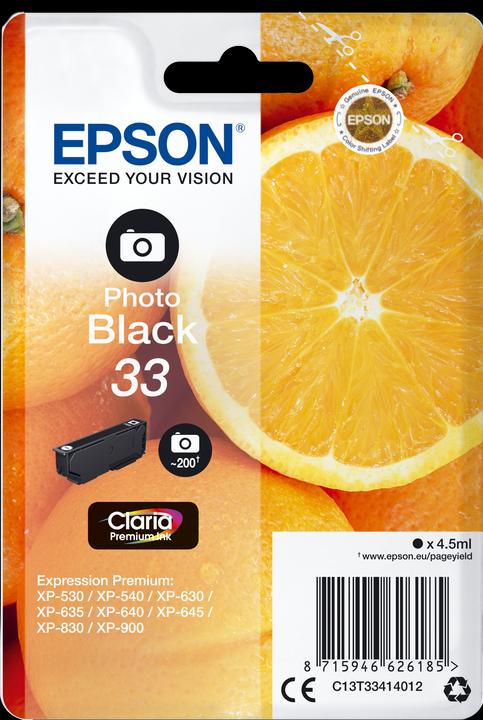 Produktbild Epson 33 Claria Premium (PBK)