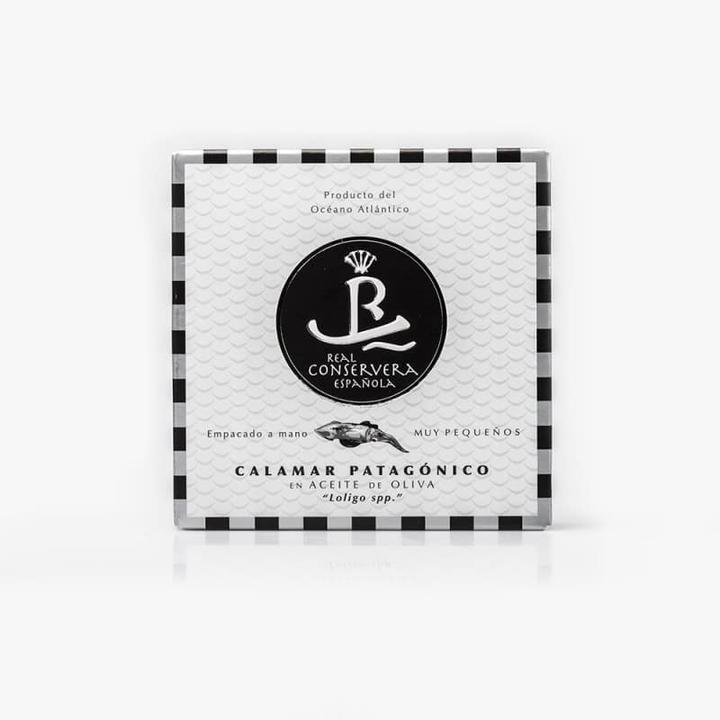 Produktbild Real Conservera Española Tintenfisch in Olivenöl (80 g)