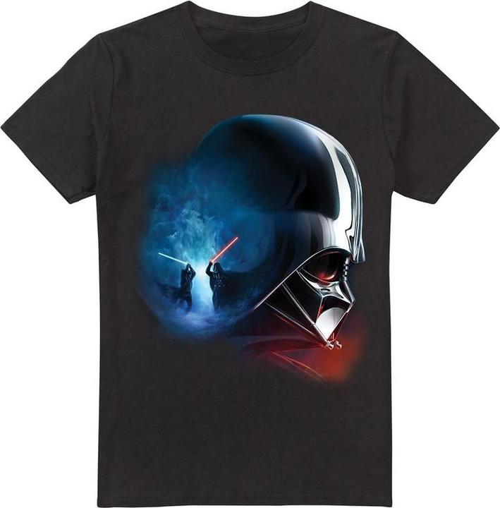 Actual product image Star Wars Mens Obi Wan Kenobi Vader Poster T-Shirt (M)