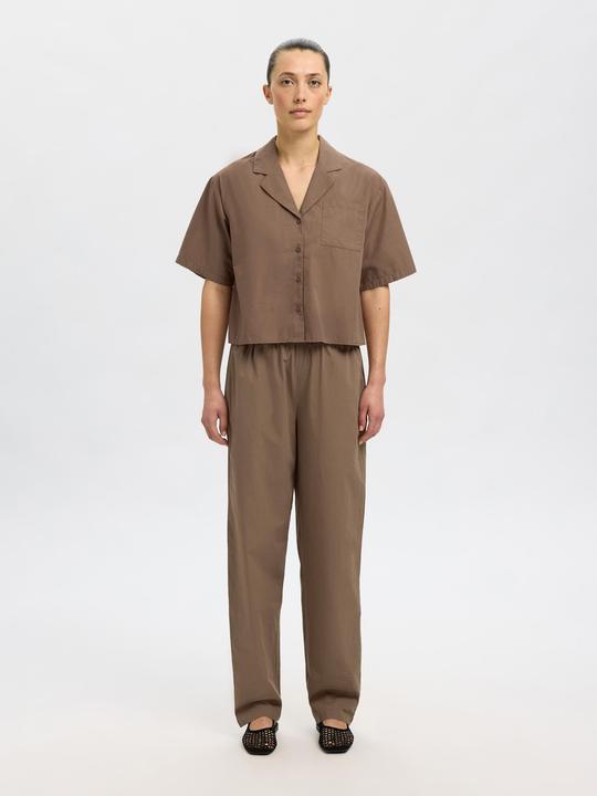 Image du produit Selected Femme Kurzarm Crop-Bluse (38)