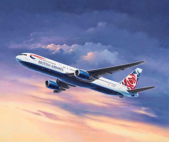 Actual product image Revell 03862 RV 1:144 Boeing 767-300ER British Airways Chelsea Rose Flightmodel Kit 1:144
