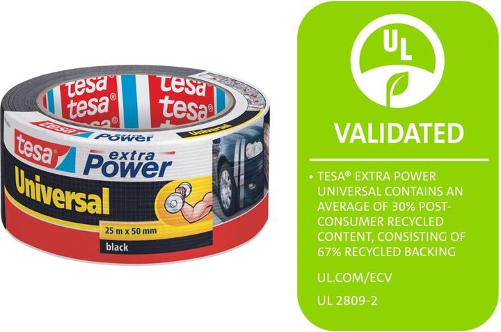 Produktbild tesa EXTRA POWER UNIVERSAL Gewebeband, gewebeverstärktes Ductape (50 mm)