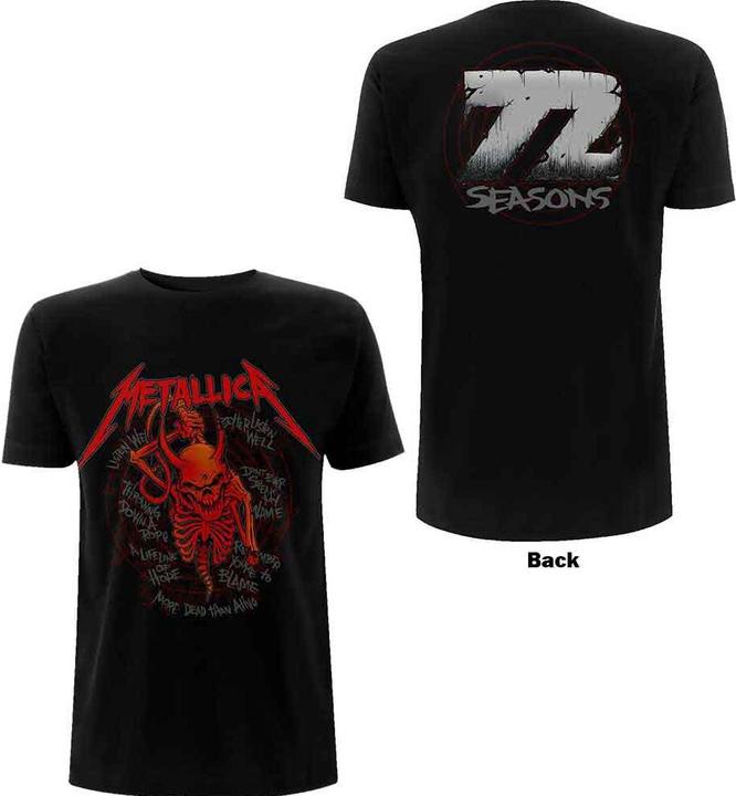 Metallica Skull Screaming Red 72 Seasons
