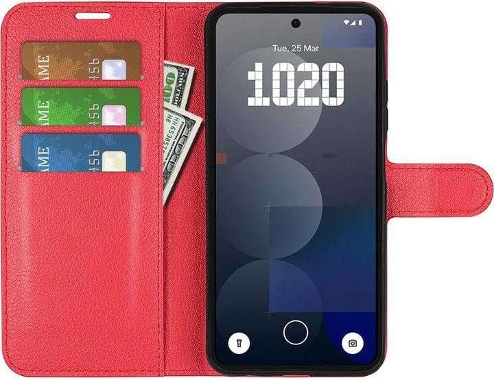 Actual product image Cover-Discount Nothing Phone (3a) Pro - Leder Etui Hülle (Nothing Phone (3a) Pro)