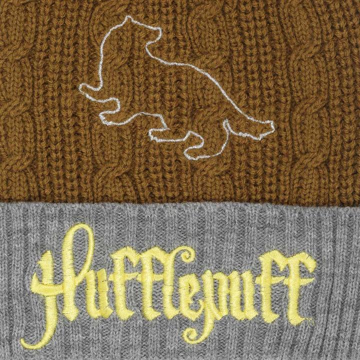 Actual product image Hufflepuff Pom Pom Beanie