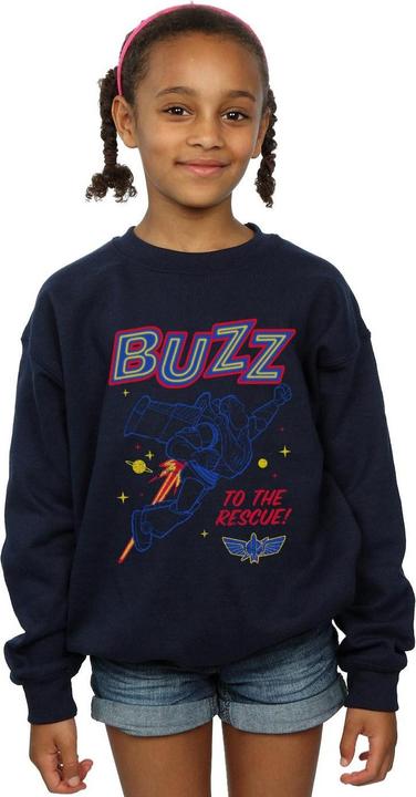 Produktbild Disney Toy Story 4 Buzz To The Rescue Sweatshirt Mädchen (140, 146)