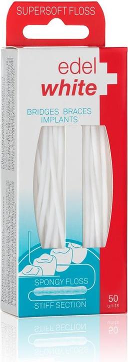 Produktbild Edel + White Supersoft Floss Zahnseide 50 Stränge