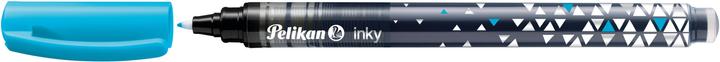 Produktbild Pelikan Tintenschreiber inky 0.5mm 817318 Neon Blau (Neon Blau, 10 x)
