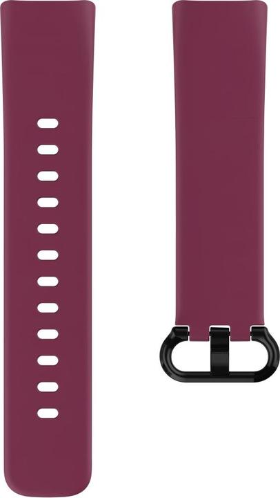 Produktbild Hama Armband für Fitbit Charge 5, Uhrenarmband zum Tauschen, universal, Bordeaux (22 mm, Thermoplastisches Polyurethan (TPU))