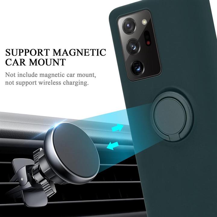 Actual product image Cadorabo TPU Liquid Ring Silicone Case Cover (Samsung Galaxy Note 20 Ultra)
