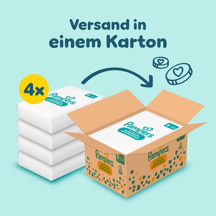 Produktbild Pampers Premium Protection (Gr. 2, Monatsbox, 240 Stück)