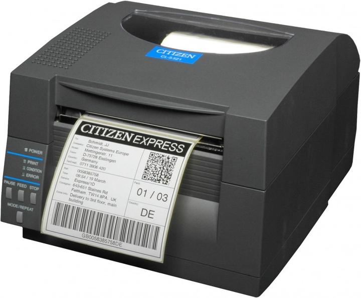 Citizen CL-S521II stampante di etichette termica diretta 203 x 203 DPI cablata (W125657208) (203 dpi)