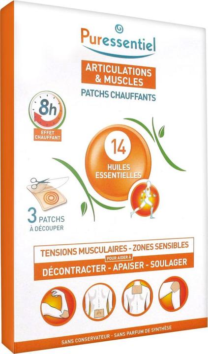 Immagine prodotto Puressentiel Patch che scalda 14 oli essenziali (3 x)