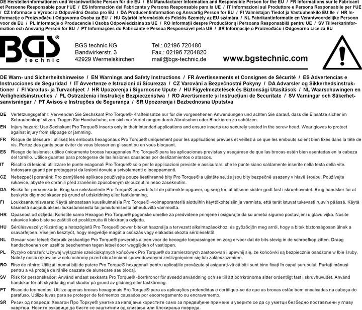 Produktbild BGS Kraft-Steckschlüssel-Einsatz Sechskant Antrieb Innenvierkant 20 mm (3/4") SW 40 mm (40 mm)