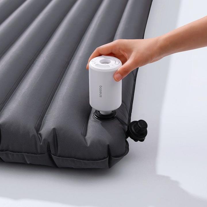 Produktbild Baseus PocketGo Pro Serie Tragbare Luftpumpe Stellar Weiss (Eingebautes Display, Eingebautes Mikrofon, Akku)