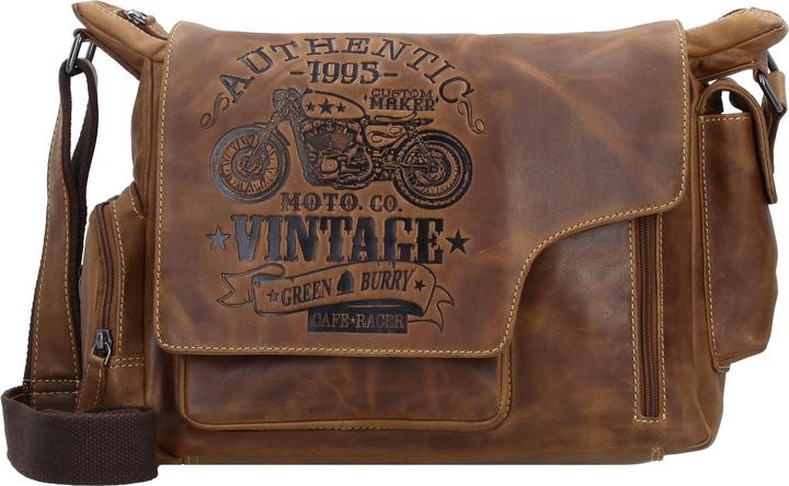 Immagine prodotto Greenburry Vintage Cafe-Racer Messenger in pelle 39 cm (12 l)