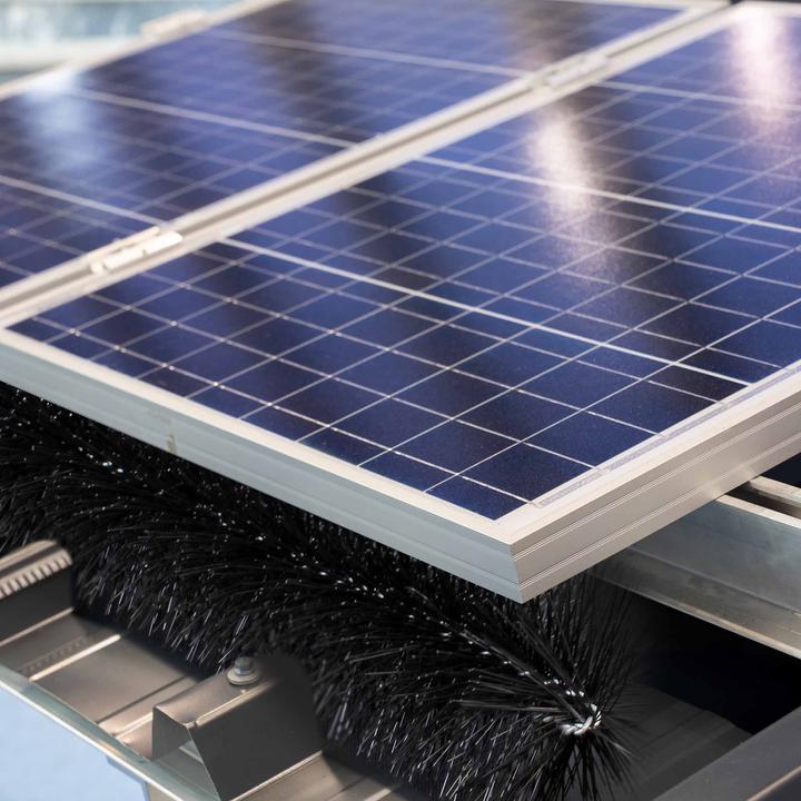 Actual product image Wiltec Nesting Protection Brush 120cm Ø 12cm 20 Pack for Solar System Effective Flexible Anti-nest