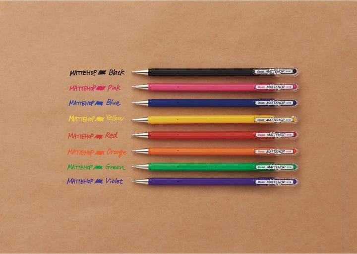 Actual product image Pentel Gel rollerball pen Mattehop (Red, 1 x)