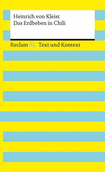 Actual product image Das Erdbeben in Chili. Textausgabe mit Kommentar und Materialien (German, Henry von Kleist, 2022)