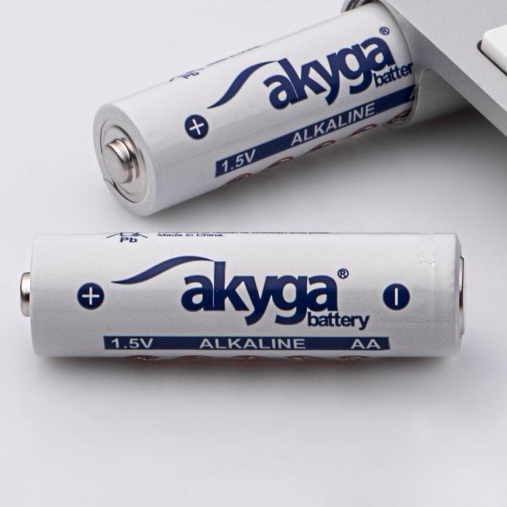 Actual product image Akyga AAA LR03 Mignon (AA)-Batterie Alkali-Mangan 1300 mAh 1.5 V 4 St. (4 pcs., AAA, 1300 mAh)