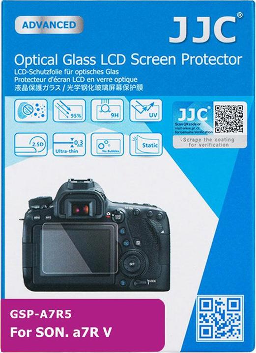 JJC GSP A7R5 Protecteur de verre optique (Protecteur d'écran)