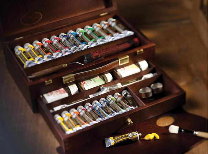 Image du produit Talens Coffret de maître en bois (Multicolore, 750 ml)