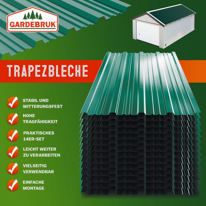 Produktbild Gardebruk 14x Trapezbleche