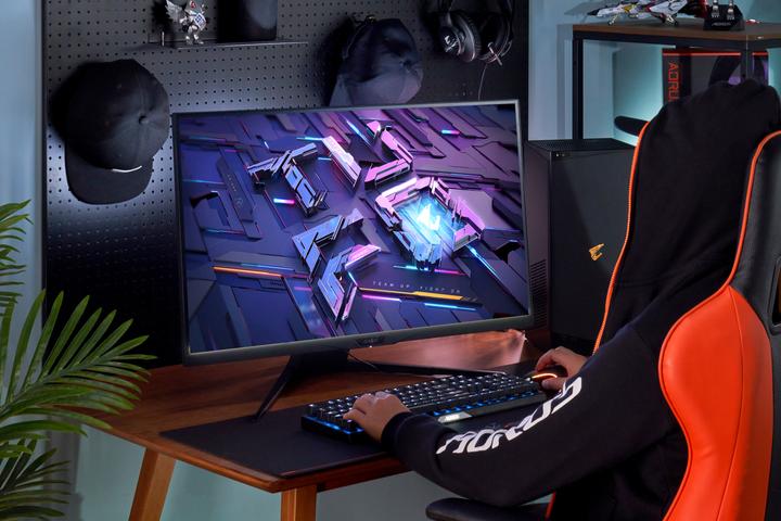 Actual product image Gigabyte Aorus FI32U (3840 x 2160 Pixels, 31.50")